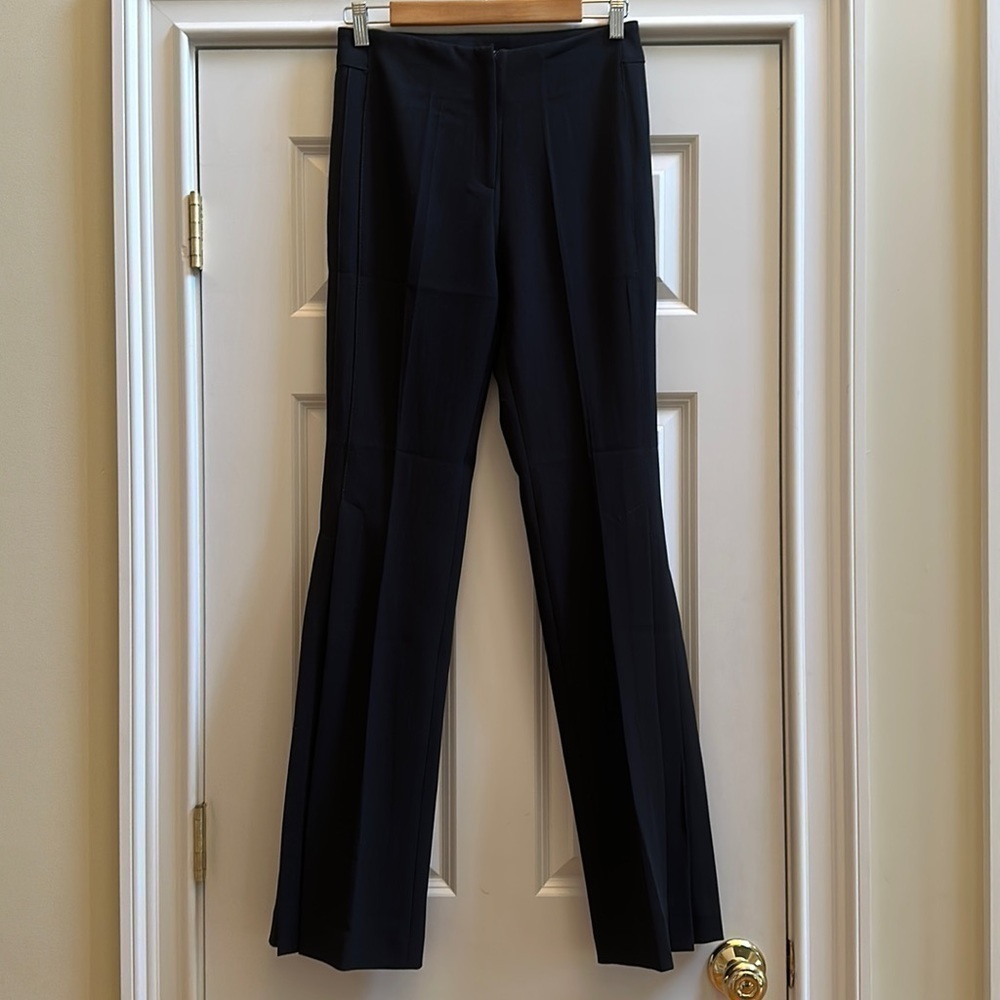 Alberto Makali Black Trousers with Pleated Detail 4
